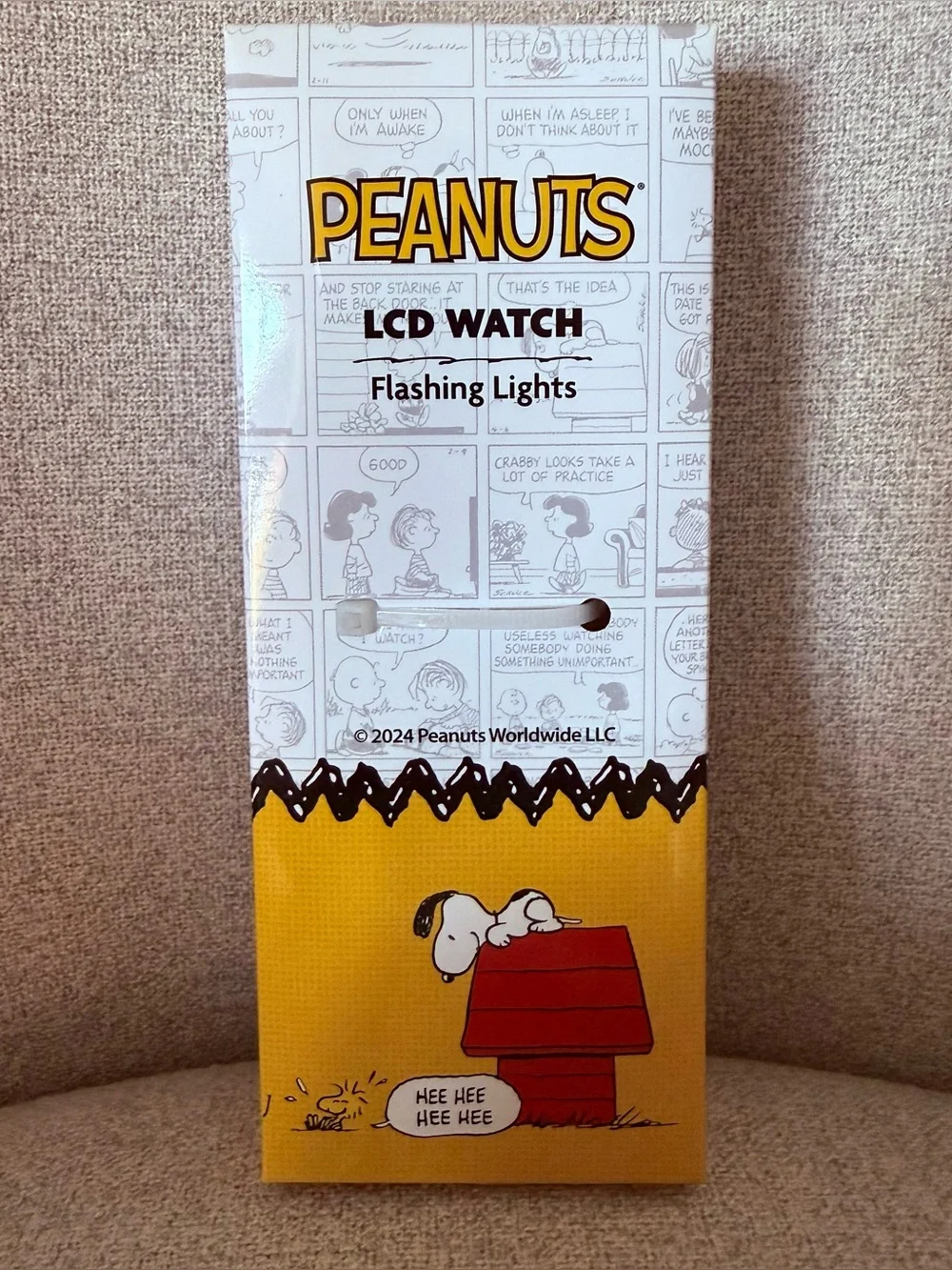 NWT Peanuts Snoopy and Friends light teal with rhinestones LCD watch with lights